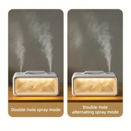 Simulated Snow Mountain Humidifier, USB Plug-in Air Fragrance Humidifier, Office Humidifier, Quiet Hydrating Aromatherapy Machine, Mini Fragrance Humidifier, Compact Design, Lightweight Humidifier, Portable Design, Sprayer, USB Humidifier, Suitable