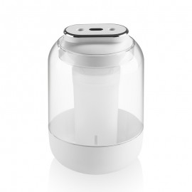 Multi-Functional Humidifier! Humidity Display shows real-time air humidity, visible water tank. 3 Mist Levels adjustable, dual mist nozzles + continuous fine mist quickly moisten space. Warm night light, 8-hour auto-shutoff for safety, Ultra-quiet.