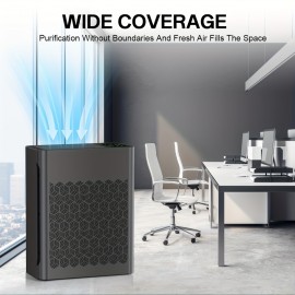 Intelligent Air Purifier, Real-time Monitoring Of Air Quality, Automatically Adjust The Purification Mode, Automatic Mode + Timer, Remove Odors, Purify The Air, Local Warehouse Special, Home/office/bedroom/living Room Must-have, Strong Coverage