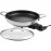 Electric Skillet By Cucina Pro - 18/10 Stainless Steel, Frying Pan with Non Stick Interior, with Glass Lid, 12