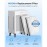 4 Pack Replacement Filters Compatible with HKB320F Air PurifierGenuine Washable PreFilter with Activated Carbon