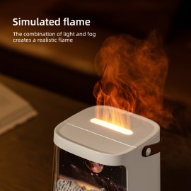 1pc New Humidifier Planet Aroma Diffuser with Colorful Gradient, Two Modes, Continuous/Intermittent Mist, Remote Control, Quiet and Compact, Three-Level Timer, Auto Shut-off, Portable Handle, Suitable for Home, Dorm, Office, Portable Mist Sprayer