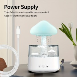 Hailong Palace USB-Powered Humidifier & Aromatherapy Diffuser with Color-Changing LED Night Light, Quiet Operation, Compact Soundwave technology humidifier for Home, Office, Bedroom, Living Room - No Battery Needed, Safe Low Voltage (36V) - Ideal Gift for Better Sleep & Relaxation, Bedroom Moisture Solution, Modern Aesthetic, Durable Construction, Home Users