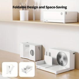 Foldable Meat Slicer, Electric Food Slicer with RSG 6.7