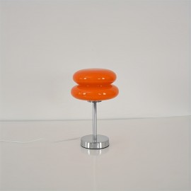 Elegant Murano Glass USB Table Lamp - Adjustable Brightness, Touch Control, Soft Glow for Cozy Atmosphere - Ideal for Bedside, Nightstand, Desk, Living Room, Bedroom & Home Office Decor - Available in White, Yellow, Orange